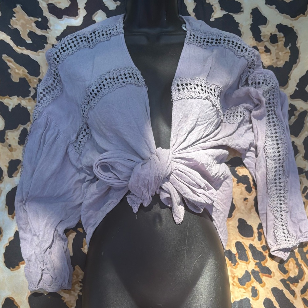 Lavender Lace Women's Top